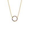 Estella Bartlett Multi CZ Circle Necklace - Gold Plated