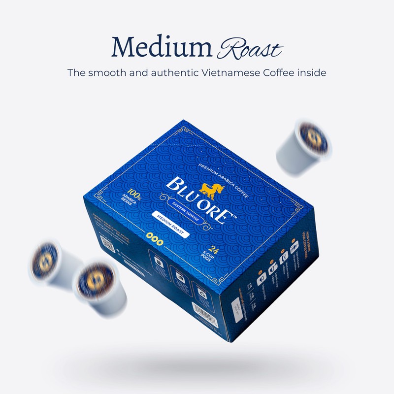 Blu Ore Premium Vietnamese Coffee Pods - Medium Roast -