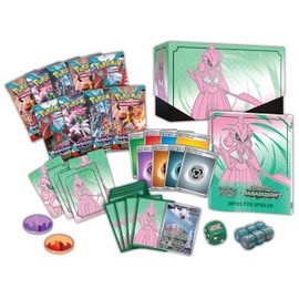 Pokémon - Trading Card Game: Top Trainer Box Crimson & Purple - Paradox: Iron Warrior (9 Booster Packs, 1 Holographic Full Screen Promo Card & Premium Accessories)