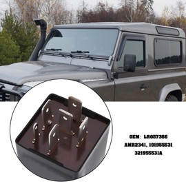 The Lord of the Tools 6Pins 12V Intermittent Wiper Relay AMR2341 321955531A Compatible with Land Rover Defender