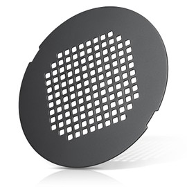 Shower Drain Cover, Shower Drain Hair Catcher Snap-in Replacement Strainer, Matt Black Round Grate, Drain Protector Designed for 4.25" D Standard Round Shower Drains