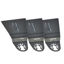 GULUANT Replacement 3 Pack 65mm Wood Cutting Blades Fits for Fein Multimaster Dremel Bosch Craftsman Ridgid Oscillating Tools for Versa Tool DB3D