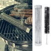 Pellet Smoker Tube Hexagonal Stainless Steel BBQ Pipe Outdoor Mesh