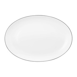 Seltmann Weiden 001.741631 Lido Black Line Servierplatte Oval 35x24 cm
