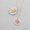 CHOORO Collar con colgante de brújula, regalo para madre e