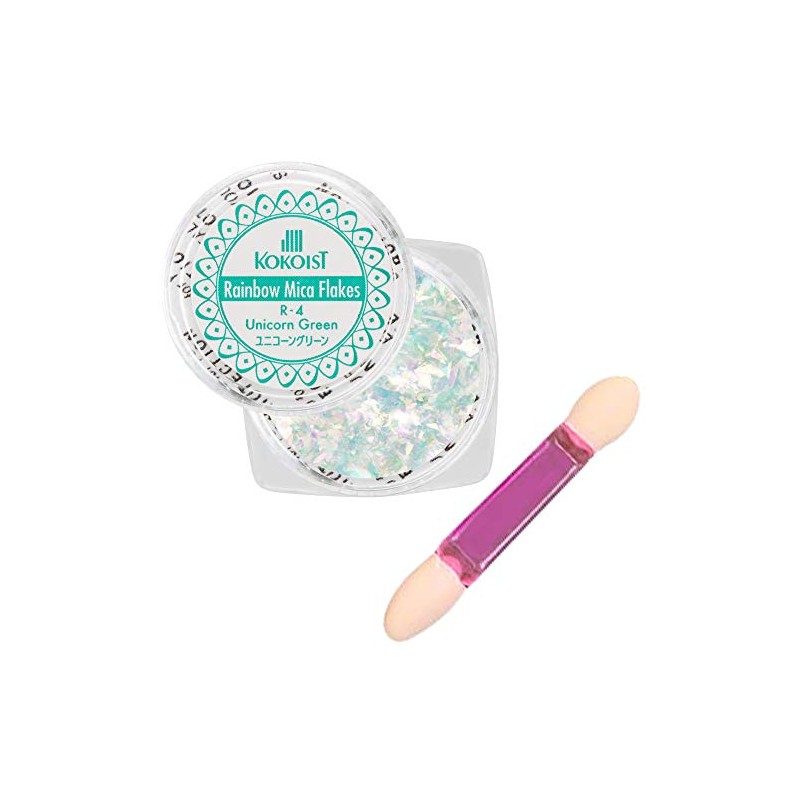 KOKOIST Rainbow My Cafe Flake R-4 0.2g Unicorn Green Art