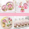 Yingoto 213pcs Oink Baa Moo Im Two Party Decorations for