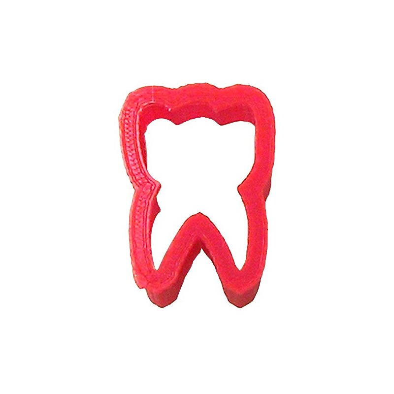 CookieCutterCom Brand Miniature Tooth Cookie Cutter 1.25 inch – 3d