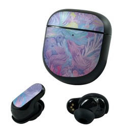 MightySkins Glossy Glitter Skin Compatible with Bose QuietComfort Earbuds II (2022) - Dreamy Reef | Protective, Durable High-Gloss Glitter Finish | Easy to Apply and Change Styles | Made in The USA