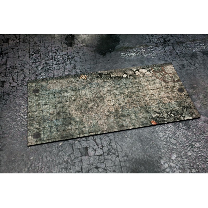 playmats.eu T043_5szt Rubber Zones for Warhammer 40K Destroyed Square Pack