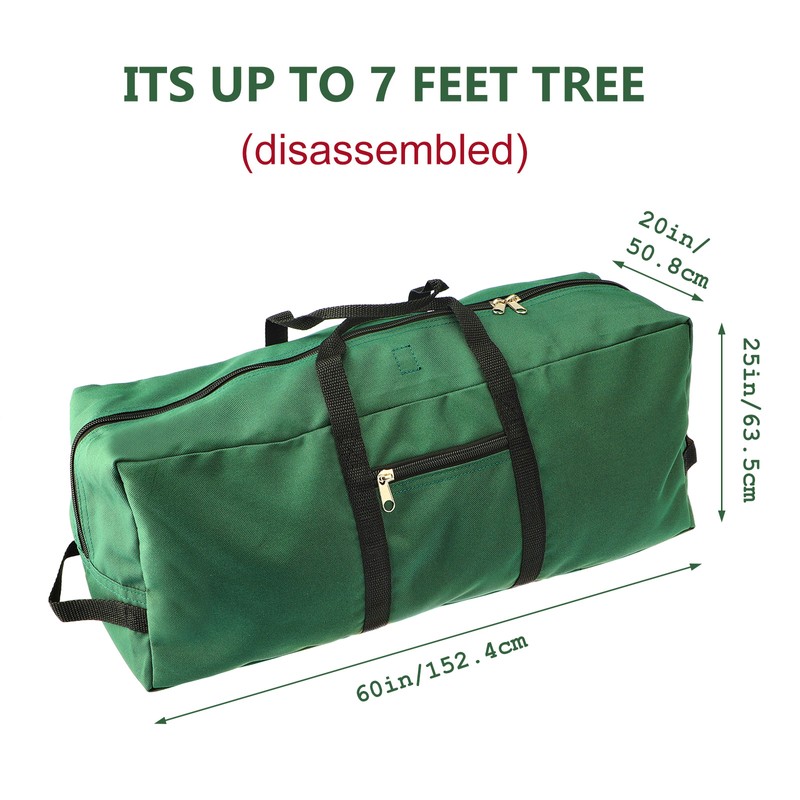 Christmas Tree Storage Bag 600D Oxford Cloth with Handle for