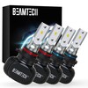 BEAMTECH 9005 9006 Bulbs, Fog lights Combo, S1 Series 300%