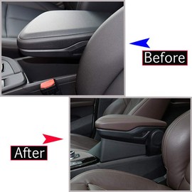 YIWANG - Caja de Almacenamiento para reposabrazos Central de Coche, para X1 F48 2016-2019, para X2 F47 2018 2019, Unidad de Mano Izquierda (Negro)