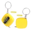 Operitacx 20 Pieces Mini Tape Measure Key Ring Portable Tape