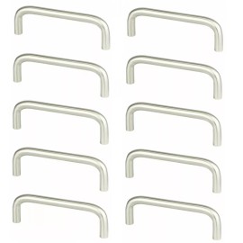 Berenson 10-Pack Berenson 6242-2BPN-P Brushed Nickel 3-1/2" Center-Center Cabinet Pull