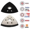 Set of 4 Triangle Sanding Plates, Fine Multimaster Accessories, Fine
