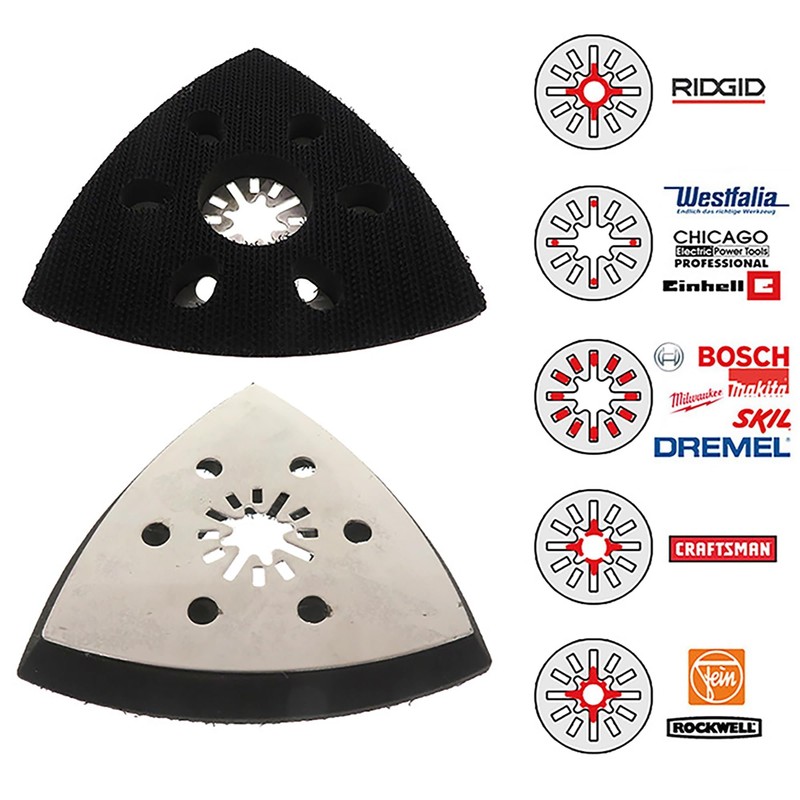 Set of 4 Triangle Sanding Plates, Fine Multimaster Accessories, Fine