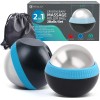 MEDLOT Cold Massage Roller Ball, Set of 2, Cryosphere Ice