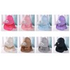 Summer Women USB Charging Fan Visor Hat with Face Neck