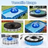 7 FT Pool Pillow for Above Ground Pools, Round Winter