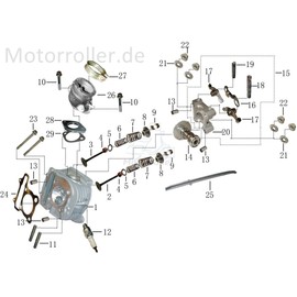 Xfight Parts Insulator Insulator Plate Carburetor 4-Stroke 125/Intermediate 180Ccm 152QMI 704322