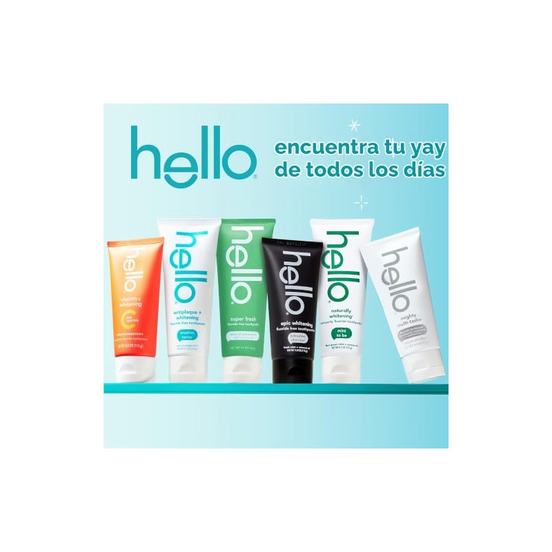 Hola Cuidado oral activado carbón dientes blanqueamiento sin fluoruro y