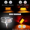 Dual Face Fender Lights for Peterbilt Kenworth Semi Trucks