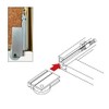 Prime-Line N 6598 Bypass Door Roller Assembly, 1-1/2 in. Nylon