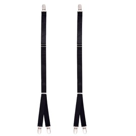 [Synlala] Shirt Clip, Y Shirt Clip, Shirt Garter, Prevents Shirttes and Wrinkles, Prevents Sagging of Socks, Set of 2