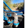 Polaris RZR passenger Grab handle LED cup holder