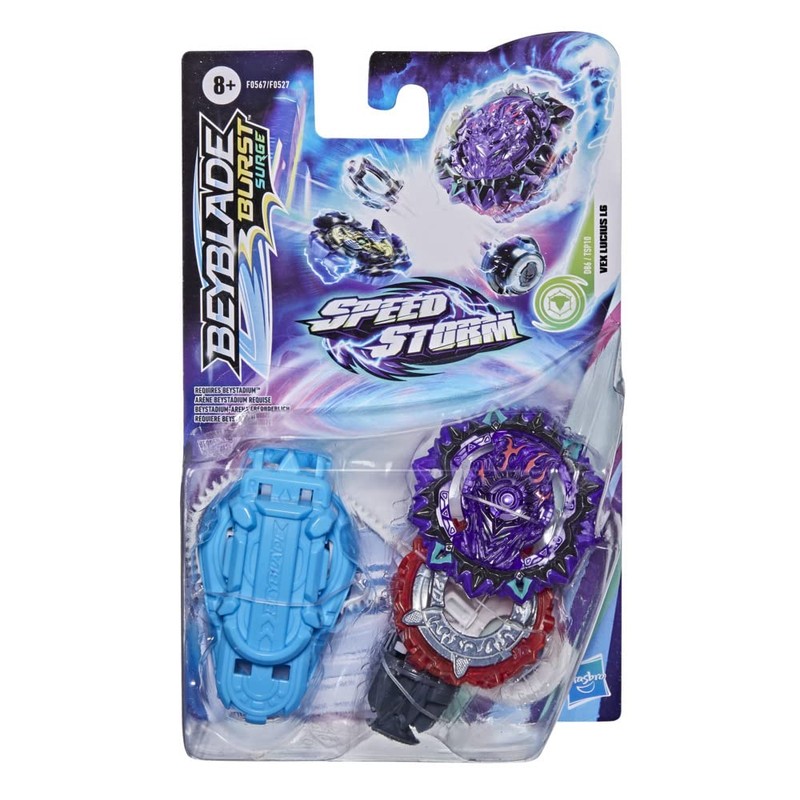 Hasbro Beyblade Burst Surge Speedstorm Vex Lucius L6 Spinning Top