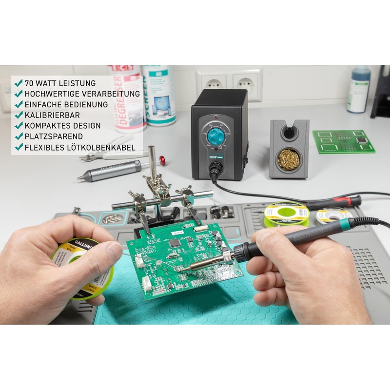 QUICK 969A+ Analogue Industrial Hand Soldering Station 70 W Working