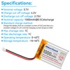 MakerHawk 3.7V Lipo Battery 1000mAh 803040 Rechargeable Lithium Polymer Battery