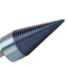 Firewood Split Drill Bit Square Shank BluePlated Screw Cone Head