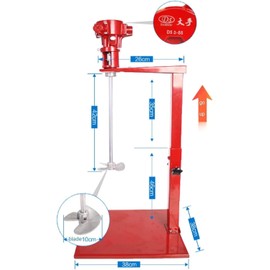Mezcladora neumática de Pintura con Elevador, máquina mezcladora de Pintura neumática de 5 gal/20 l, para Mezcla de Pintura, Tinte e hidrosol.