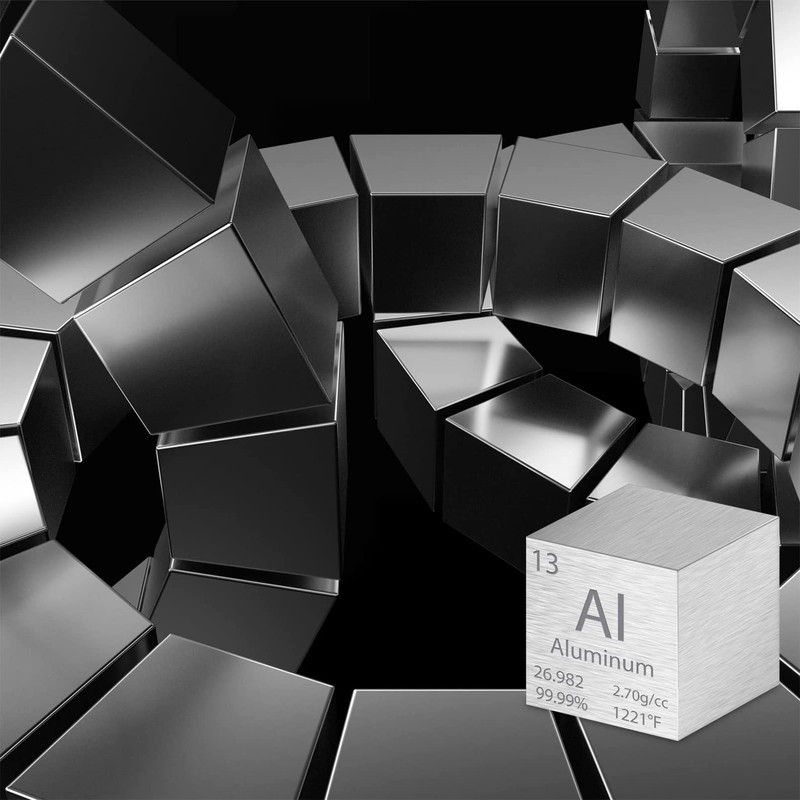 Pevfeciy 1 Inch Aluminium Cube 25.4 mm Metal Density Cube
