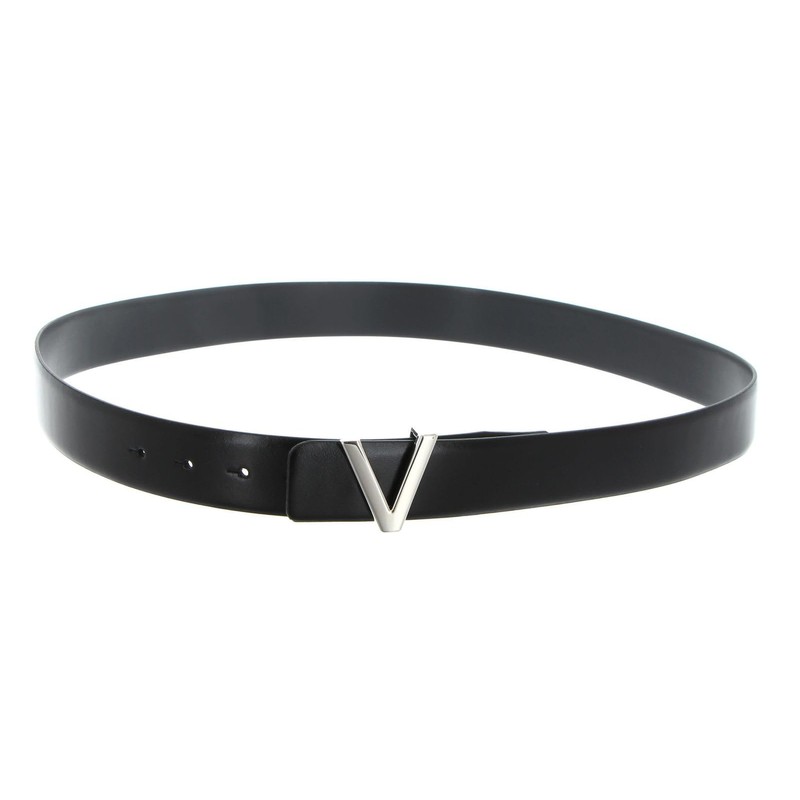 Valentino Women's Dario Belt, Nero / Oro