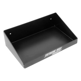 Extreme Max 5001.6635 Wall-Mount Aluminum Mini Work Tray for Race Trailer, Garage, Shop, Enclosed Trailer, Toy Hauler - 10" x 6", Black