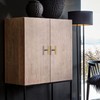 Kigniote 16PCS Cabinet T Bar Handle Gold Drawer Handles Cupboard