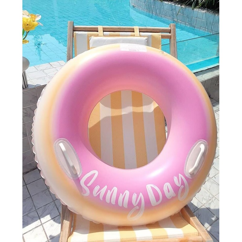 2 Pack Large Inflatable Pool Float for Adults 36 Inch
