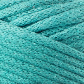 Braided Cotton Macrame Cord 3mm x 93 Yards (279 Feet), Colored Rope, Bohemia Macrame Rope, Macrame Yarn, Colored Craft Rope for Wall Hanging, Plant Hangers, Crafts, for Knitting (Teal 3mm) 1