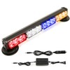 BooYu 14.8" Battery Powered Police Firefighter Emergency Strobe Lights Bar
