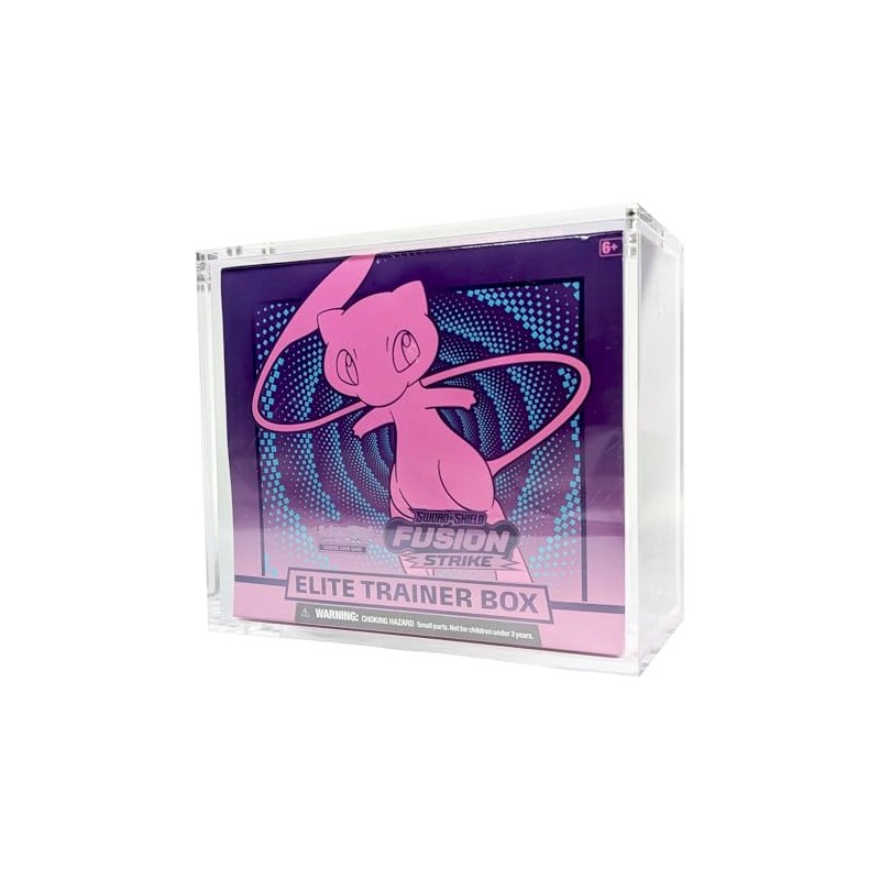 Premium Acrylic ETB Display Case – Thick Crystal Clear Display