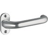 Rahmentürdrücker 308 VK 8mm festdrehbar Alu F1 natur