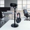 keepdrum MSA130 Headphone Holder for Tripods, Microphone Stands and Tubes