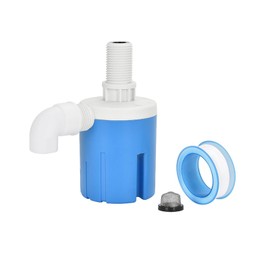 Float Valve 1/2" Top Inlet Male Automatic Water Level Control Valve for Water Tank, Water Tower, Swimming Pools, Livestock Water Trough, Aquaculture, Aquariums.