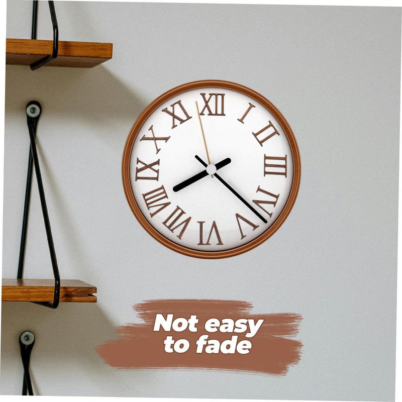 Angoily 1set DIY Roman Numerals Clock Numbers Kit Silent Movement