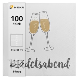 HEKU 30243-329 100 napkins, cellulose, ‘Mädelsabend' (German language)
