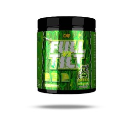 CNP Professional Full Tilt V2, Very Strong High Stims Ultimate Pre-Workout, Fatigue Reduction, Great Pumps, High Caffeine Content, 30 Servings, 4 Exclusive Flavours (570g Green Gummy Machine)