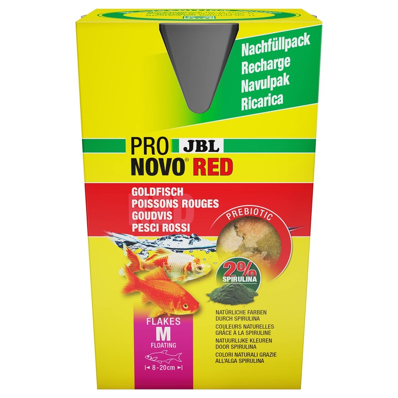 JBL Pronovo Red Flakes, Main Food for Goldfish from 8-20